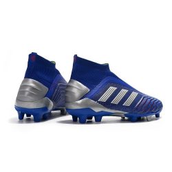 adidas Predator 19+ FG Zapatos - Azul Plata_6.jpg